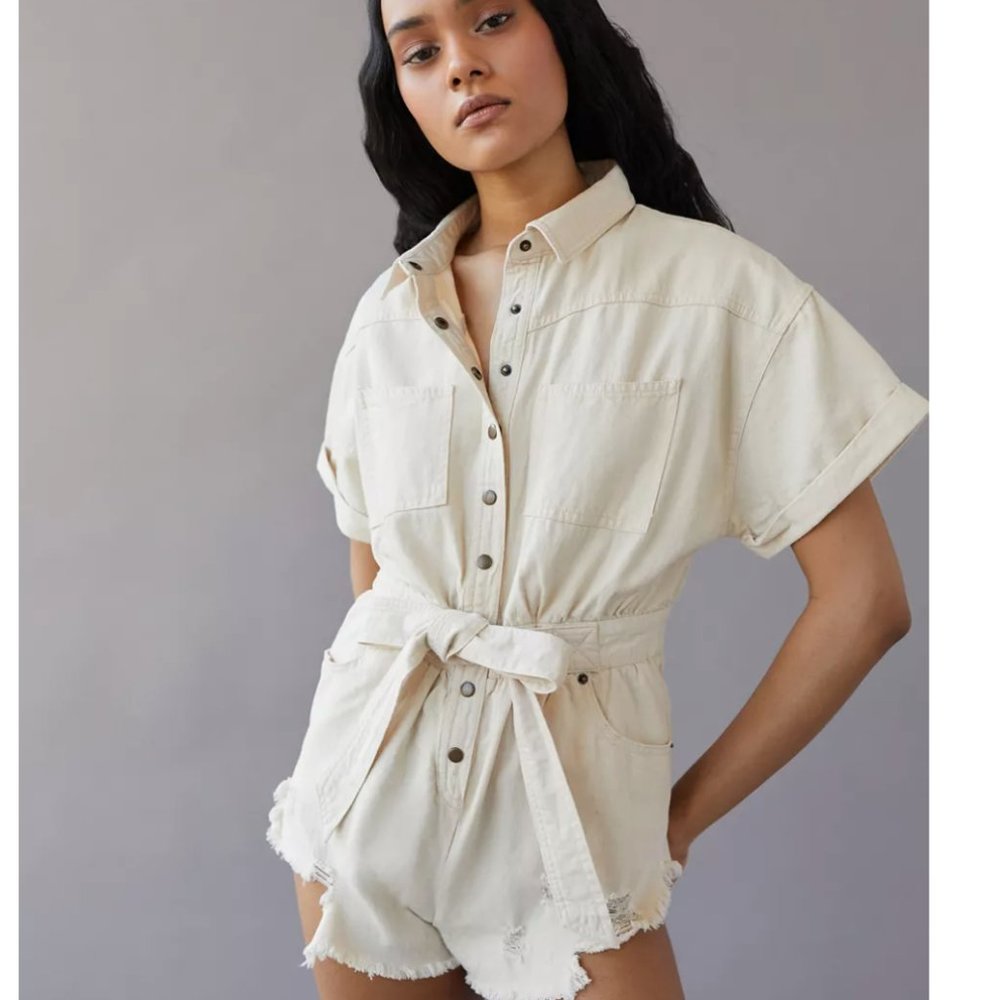 Distressed Romper